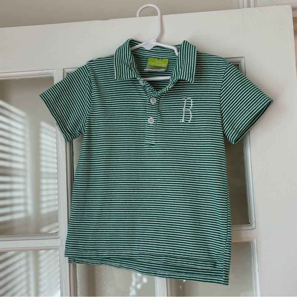 3T Monogrammed “B” Polo from Classical Whimsy